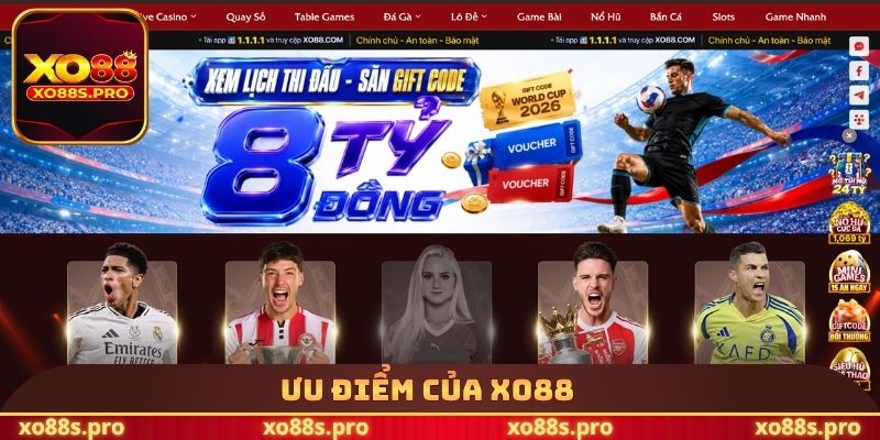 Ưu điểm của XO88
